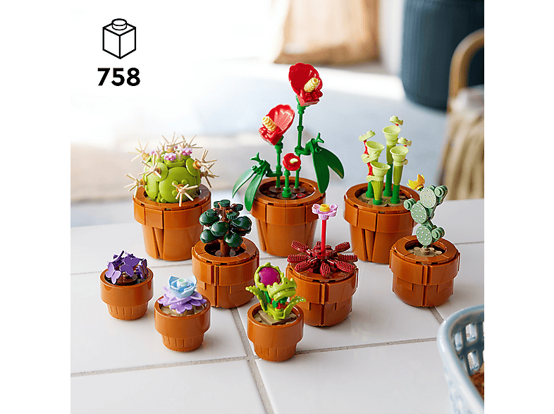 LEGO Botanicals 10329 Mini Pflanzen Bausatz, Mehrfarbig