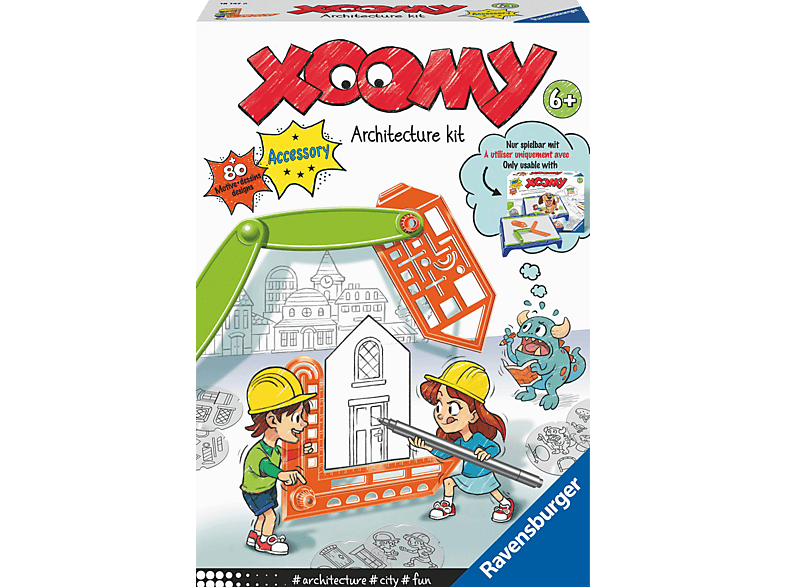 RAVENSBURGER 18147 Xoomy® Kit Spielset Mehrfarbig Architecture