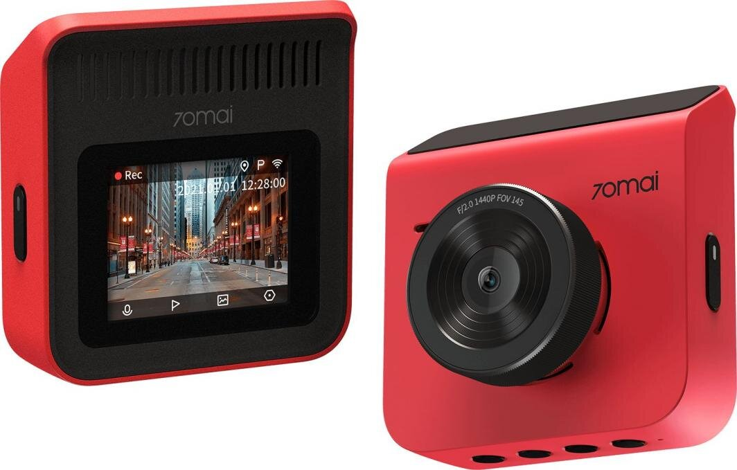 Wideorejestrator 70MAI A400 Dash Cam Czerwony