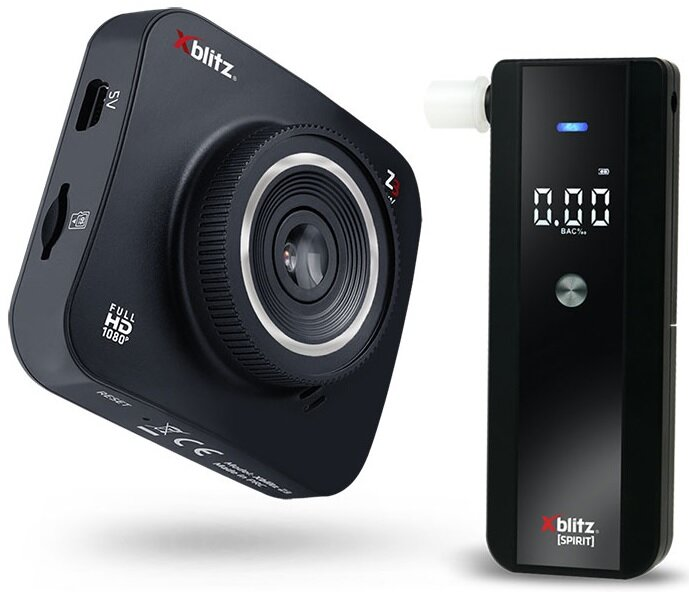 Wideorejestrator XBLITZ Z3 Run + Alkomat Spirit