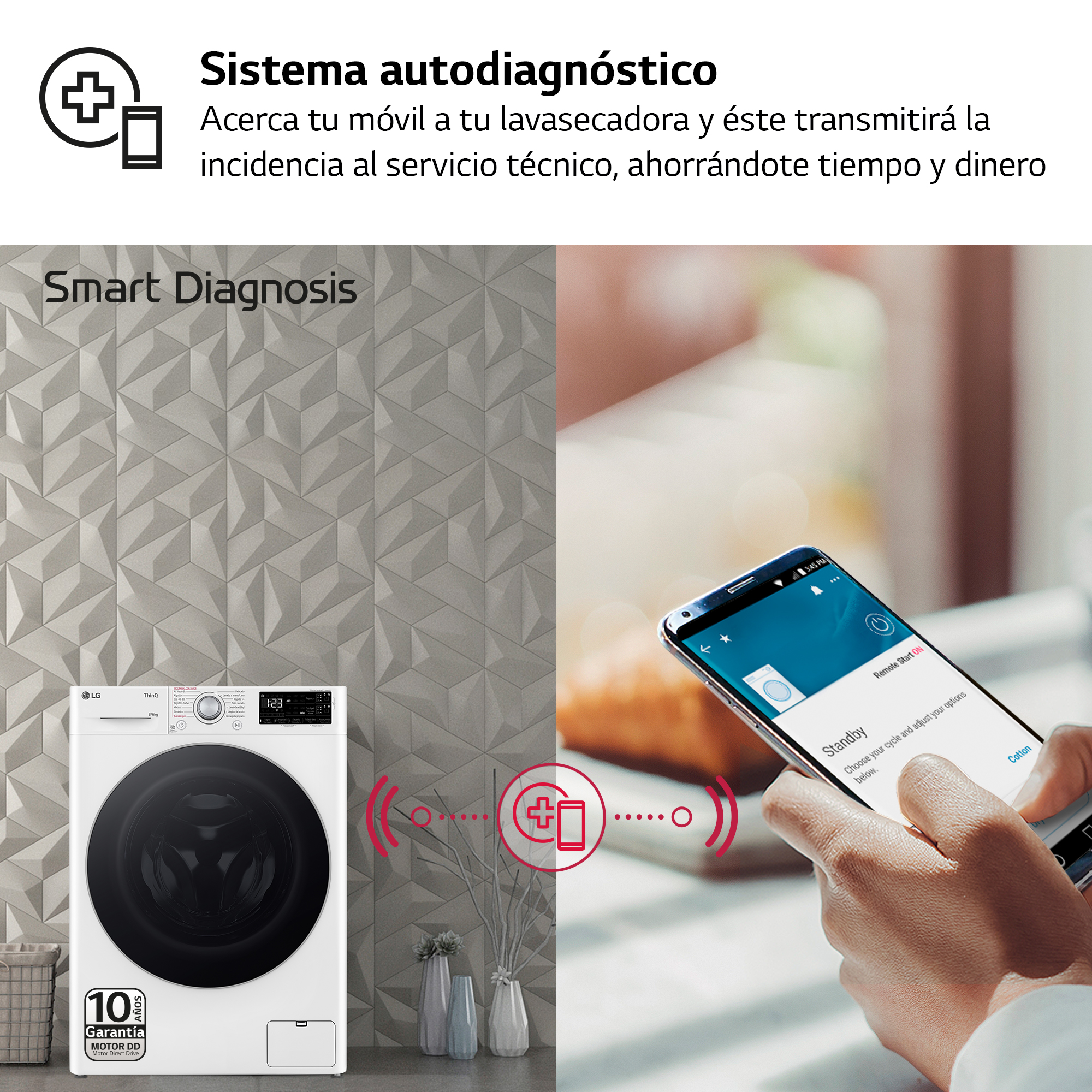 Altavoz negro con botones en la parte superior.