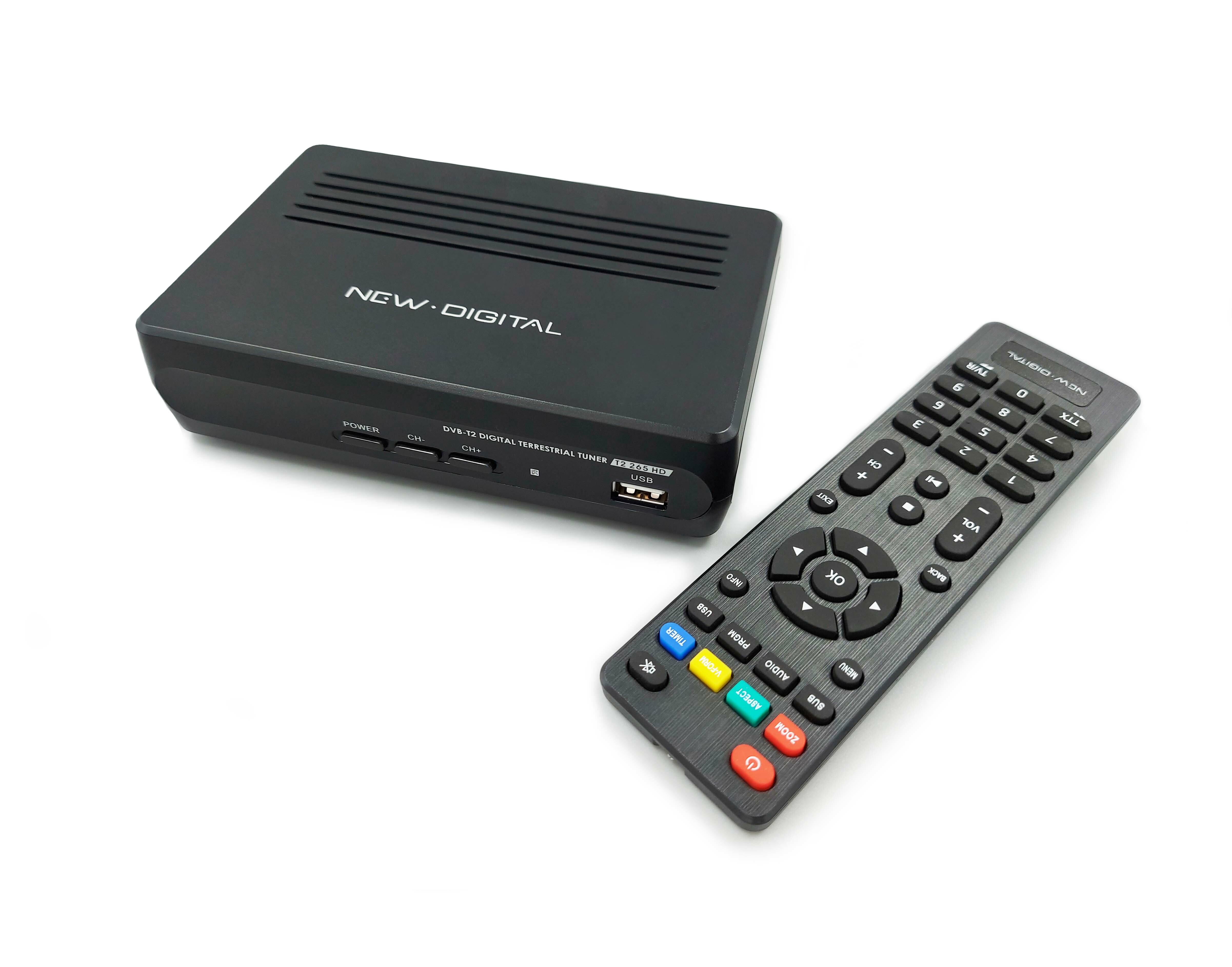 Tuner TV NEW DIGITAL T2 265 HD