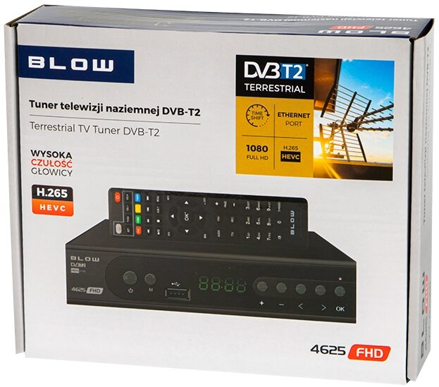 Tuner dekoder DVB-T2 BLOW 4625FHD H.265