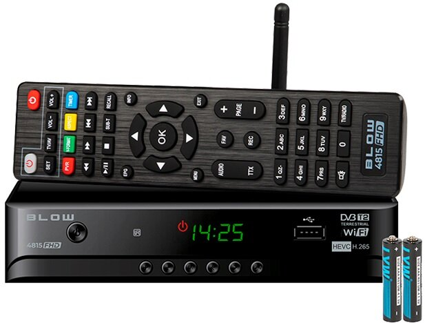 Tuner dekoder DVB-T2 BLOW 4815 WIFI H.265