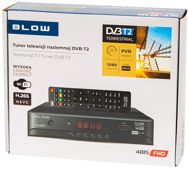 Tuner dekoder DVB-T2 BLOW 4815 WIFI H.265