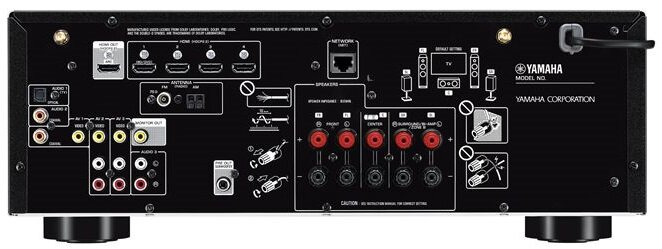 Amplituner YAMAHA RX-V485 Czarny