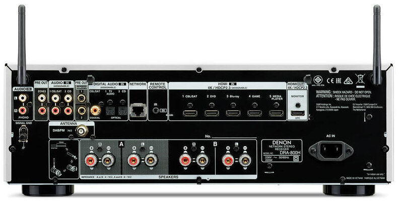 Amplituner stereofoniczny DENON DRA-800H Premium srebrny