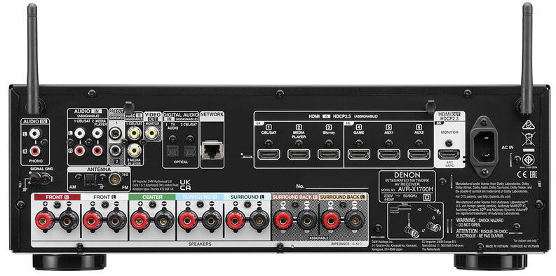 Amplituner DENON AVR-X1700H