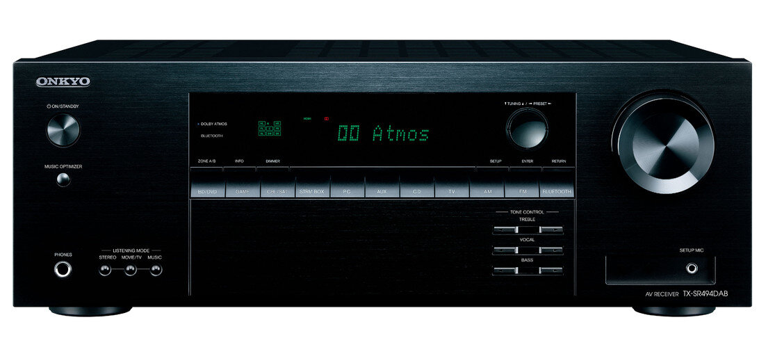 Amplituner ONKYO TX-SR494DAB B Czarny