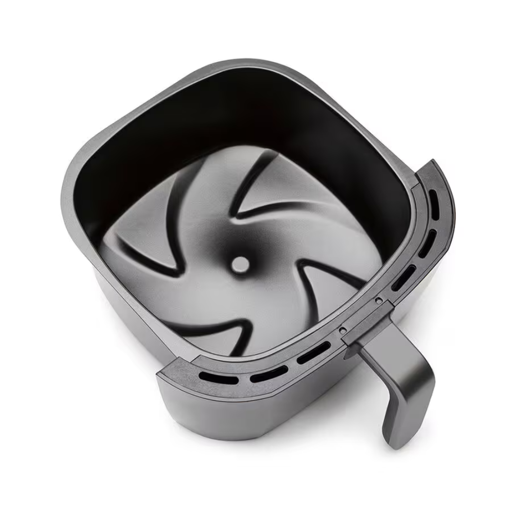 Freidora de aire - nutribullet XXL Digital Air Fryer, Doble resistencia, 1800 W, 7 l, 8 modos cocción, Convección vortex 360, Negro