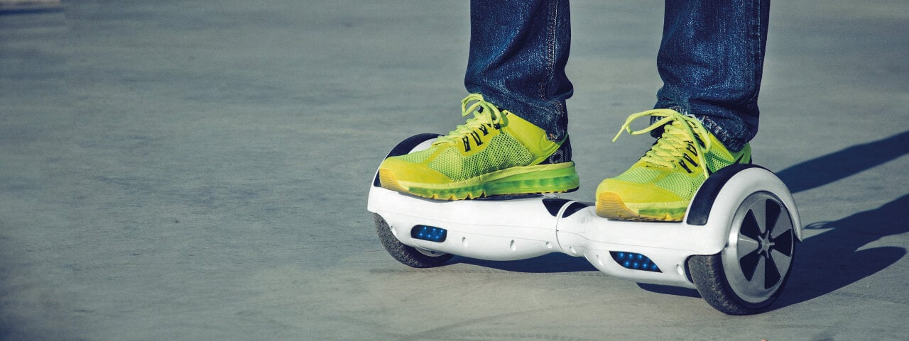 Elektryczna deskorolka SKYMASTER 2 Wheels 10 BT Speaker Czerwony