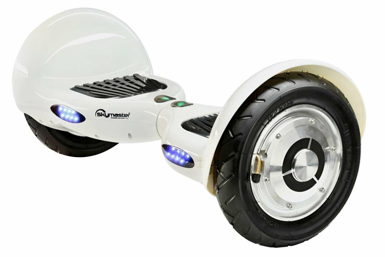 Elektryczna deskorolka SKYMASTER 2 Wheels 10 BT Speaker Biały