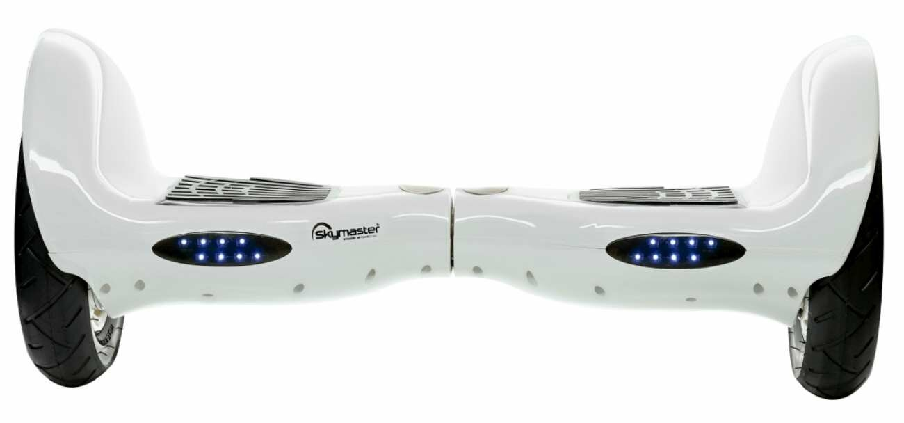 Elektryczna deskorolka SKYMASTER 2 Wheels 10 BT Speaker Biały