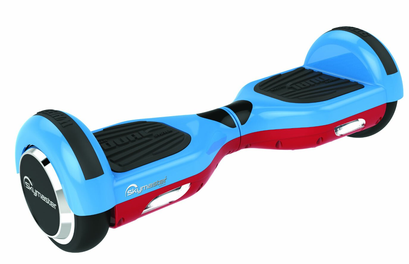 Elektryczna deskorolka SKYMASTER Wheels 6,5 Dual System Niebieski-czerwony