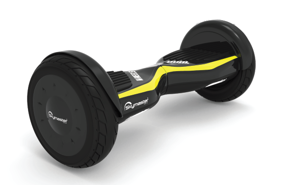 Elektryczna deskorolka SKYMASTER Wheels 11 Dual Smart Czarno-żółty