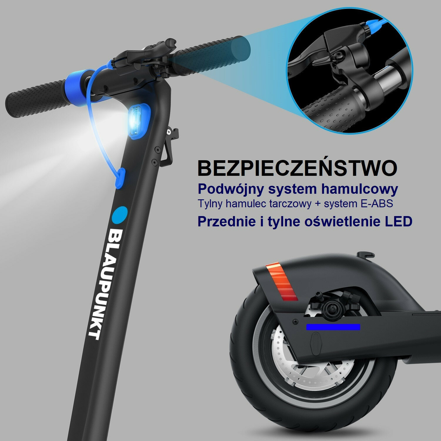 Hulajnoga elektryczna BLAUPUNKT ESC608