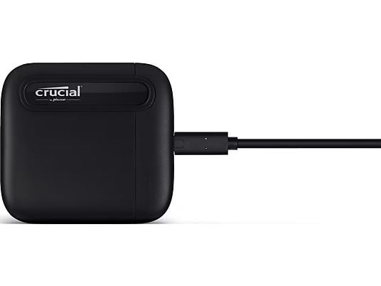 CRUCIAL X6 SSD Portable - Disque dur (SSD, 1 To, noir)