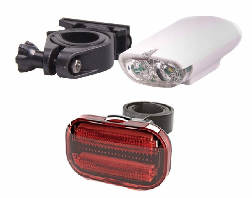 Zestaw lampek PROFEX 2 SUPER LED+15CHIP LED Biały