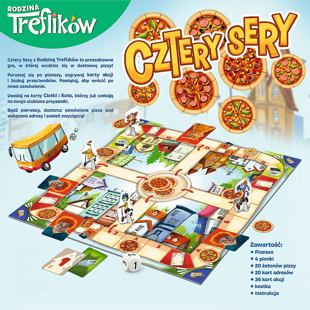 Gra towarzyska TREFL Cztery Sery