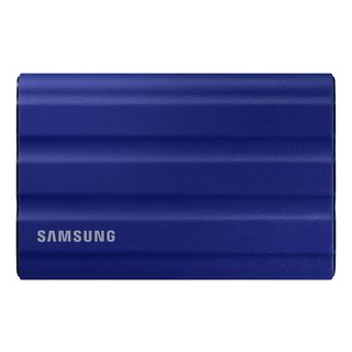 SAMSUNG T7 Shield SSD Externe - Festplatte (SSD, 2 TB, Blau/Schwarz)