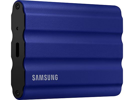 SAMSUNG T7 Shield SSD Externe - Disque dur (SSD, 2 TB, Bleu/noir)