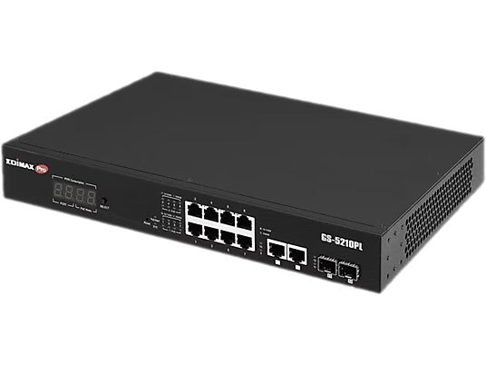 EDIMAX PRO GS-5210PL - Switch (Schwarz)