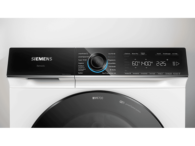 SIEMENS WG44B2FCB iQ700 Waschmaschine (9 kg, 1400 U/Min., A)