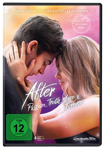 DVD-Box-Set mit Paar auf dem Cover. Text: After, Passion, Truth, Love & Forever.