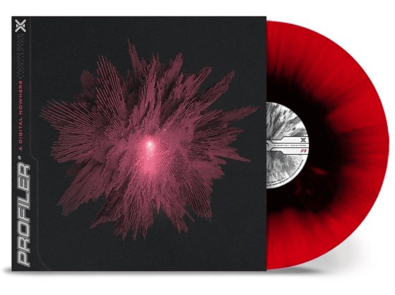 The Profiler - A Digital Nowhere(Red with Black Splatter)  - (Vinyl)