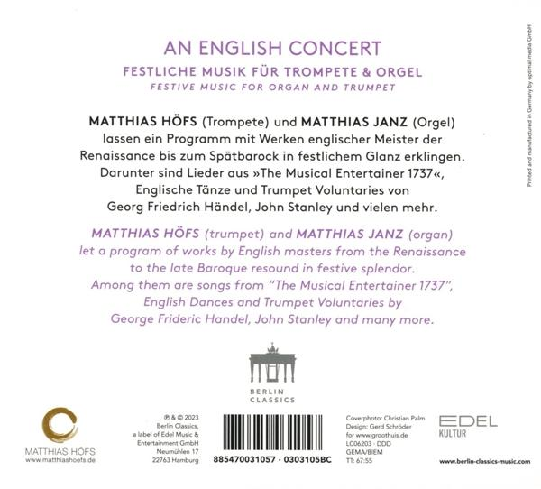 Ein bedrucktes Papier mit Text über ein Musikkonzert und Noten.