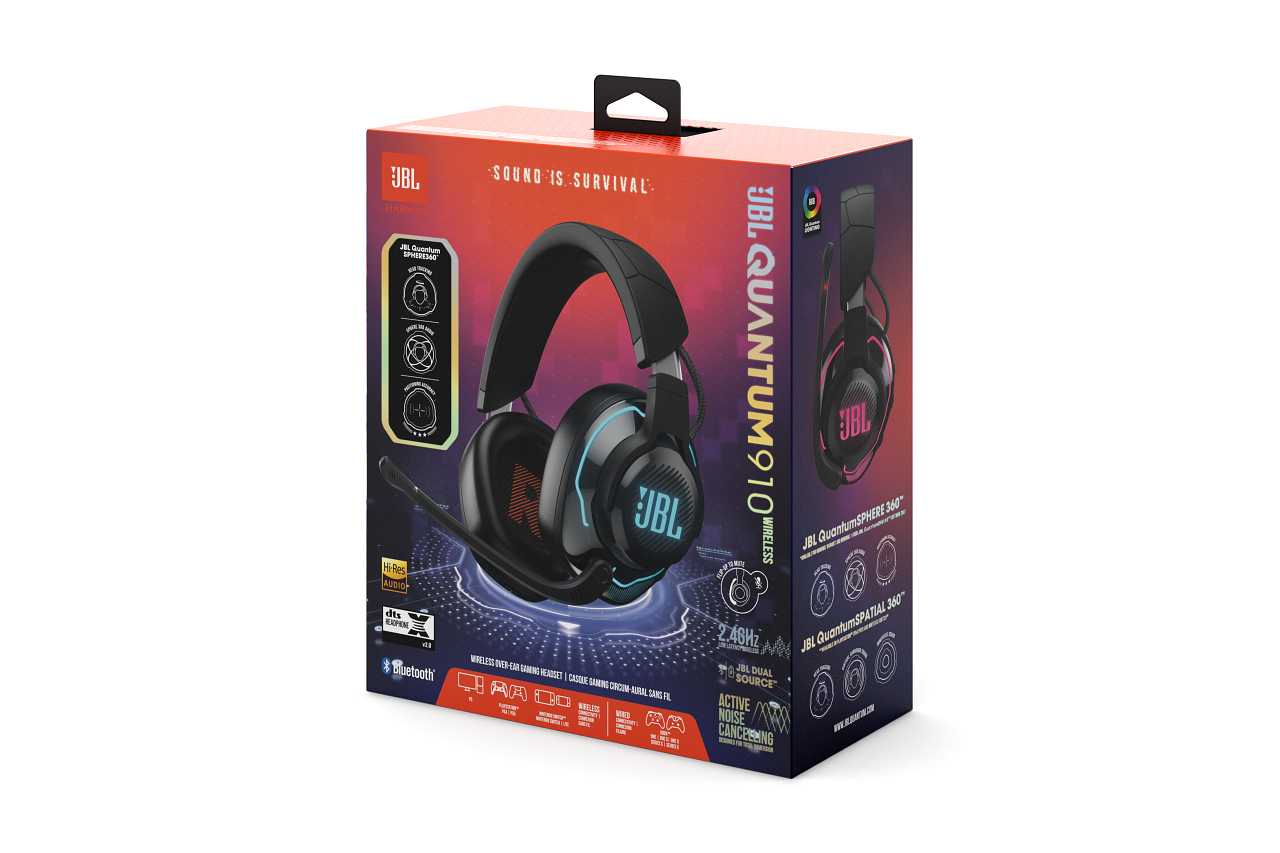 für Switch JBL 910 PC, Black Bluetooth Handy, Headset und Quantum Headset PS4/PS5, XBOX, Over-ear Gaming
