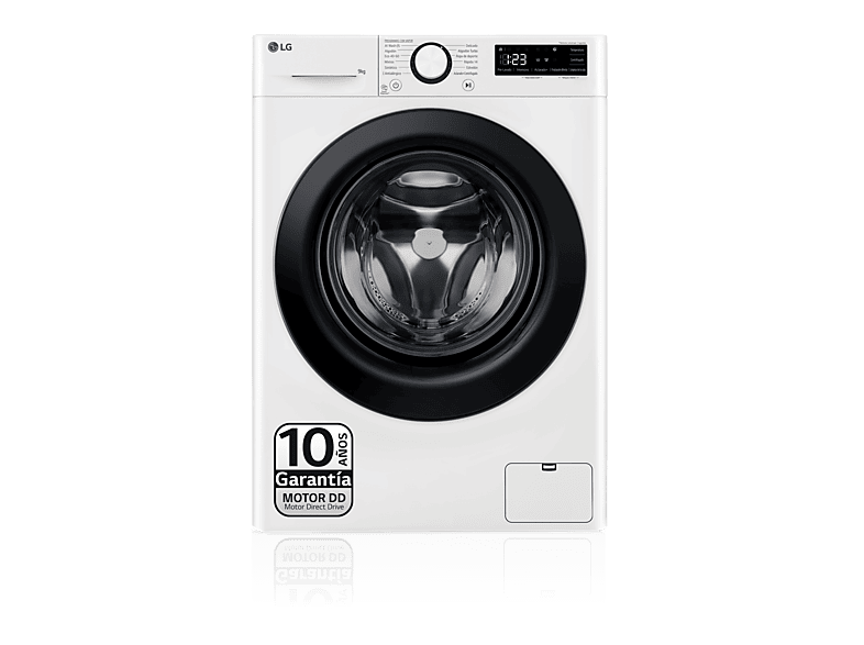 REACONDICIONADO Seminuevo Funcional Lavadora carga frontal - LG F4WR5009A6W, Serie 500, 9kg, 1400rpm, 12 programas, AI Direct Drive™, vapor Steam™