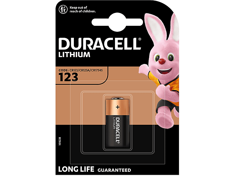 Batteria Foto Duracell Ultra M3 Litio Cr123 1 PZ