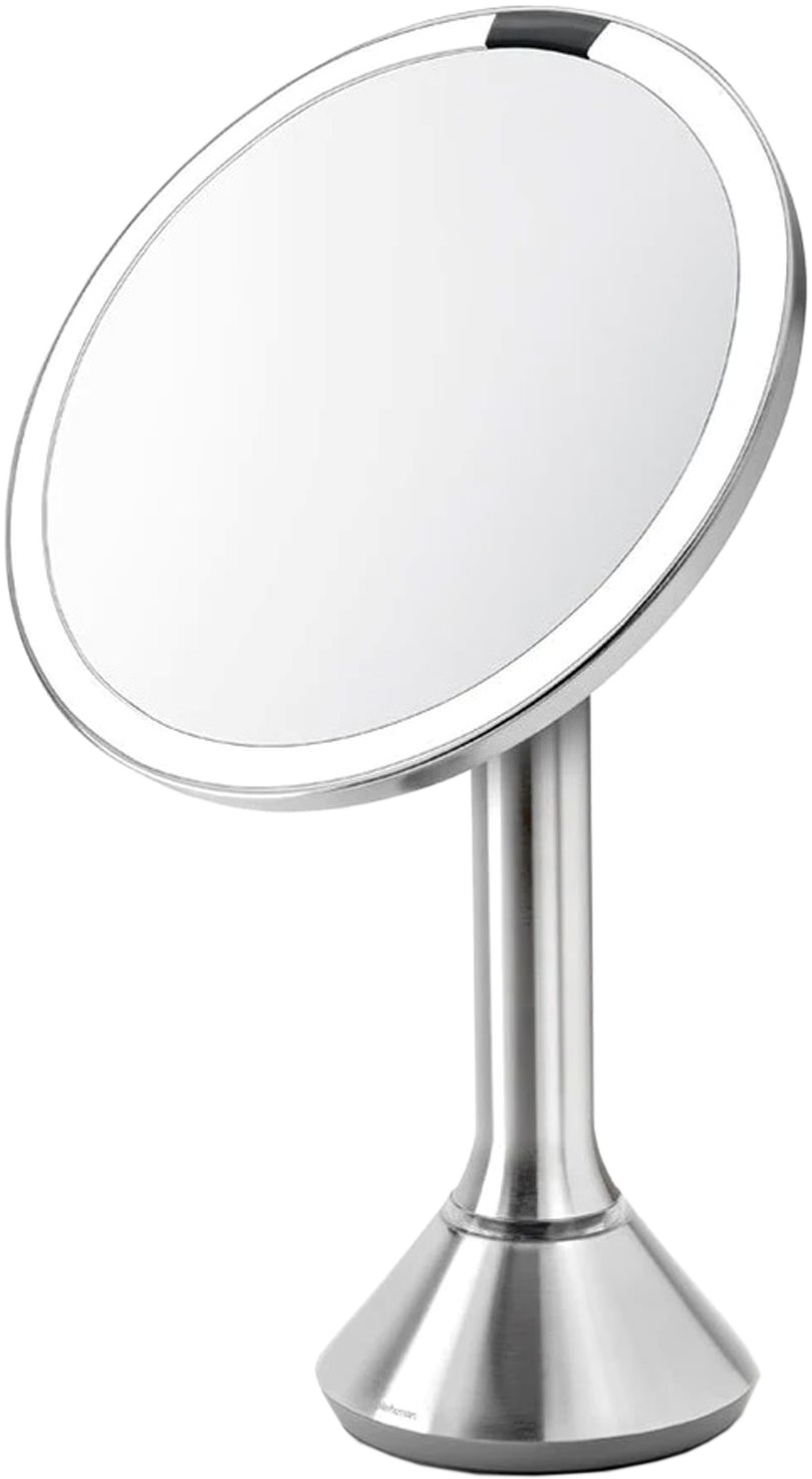 SIMPLEHUMAN ST3052 Sminktükör fényerőszabályzóval, 20 cm, ezüst