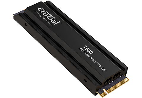 CRUCIAL T500 mit Heatsink Festplatte, 2 TB SSD M.2, intern 2 Festplatte  Schwarz kaufen | SATURN