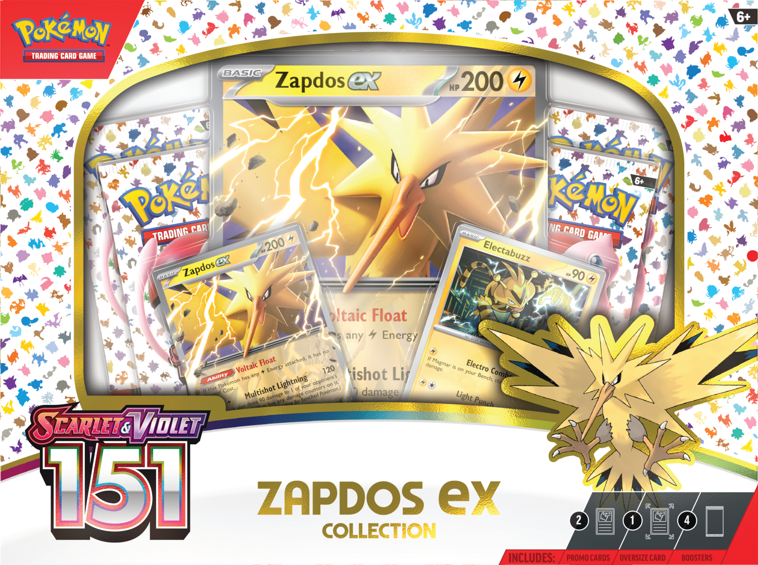 Scarlet & Violet: 151 - Zapdos Ex UK