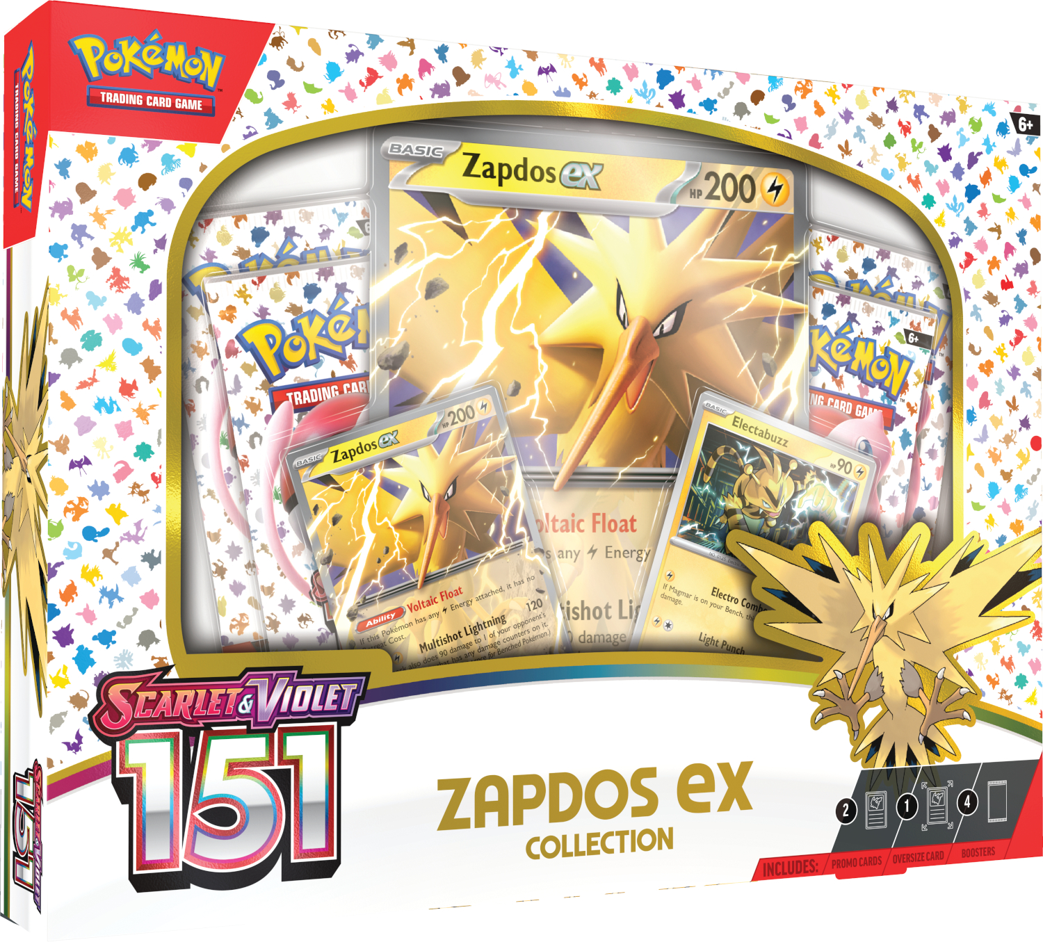 Scarlet & Violet: 151 - Zapdos Ex UK