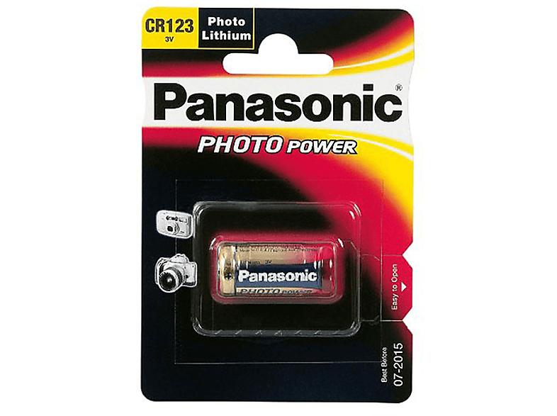 Batteria Foto Panasonic Litio Cr123 3v 1 PZ