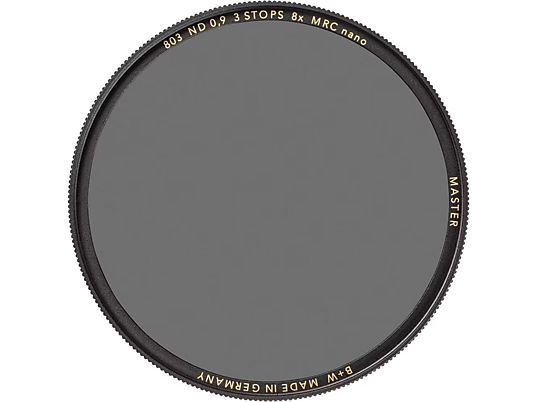 B+W MASTER 802 ND 0.9 82 mm - Filtre gris (Noir)