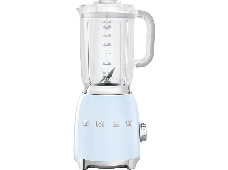 MediaMarkt, Smeg Blf03pbeu 50'S Style, Standmixer, Pastellblau, Küchengeräte, Küchenkleingeräte, Mixer , Standmixer & Smoothie Mixer, BLF03PBEU