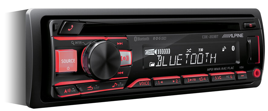 Radioodtwarzacz samochodowy ALPINE CDE-203BT