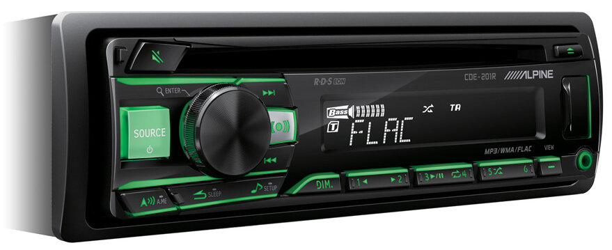 Radioodtwarzacz samochodowy ALPINE CDE-201R