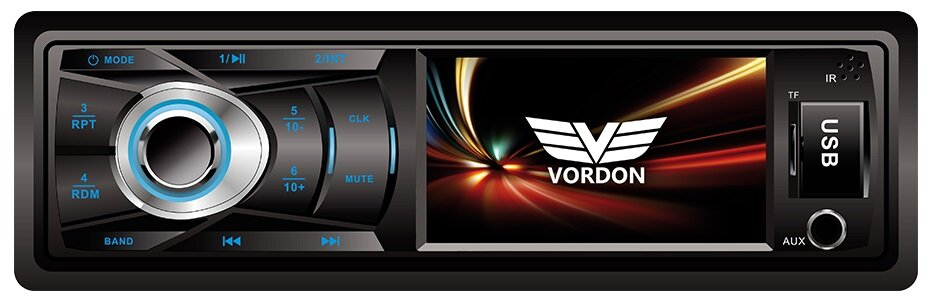 Radioodtwarzacz samochodowy VORDON AC-3101B Jukon + kamera 4SMDPL