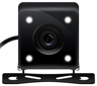 Radioodtwarzacz samochodowy VORDON AC-3101B Jukon + kamera 4SMDPL