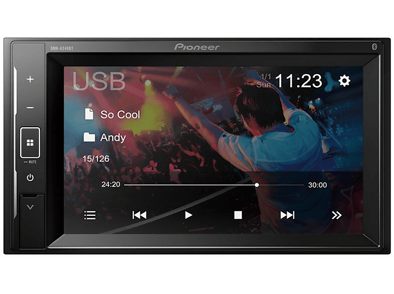Pioneer DMH-A240BT z USB 6,2" 4x50W Bluetooth – zdjęcie 2