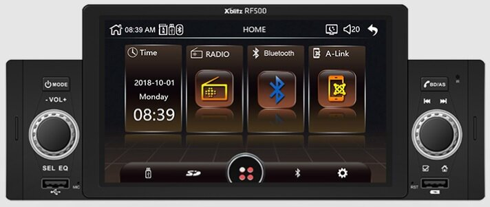 Radioodtwarzacz samochodowy XBLITZ RF500 Cam