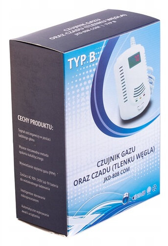 Czujnik gazu i tlenku węgla JIKAIDA JKD-808COM | MediaMarkt