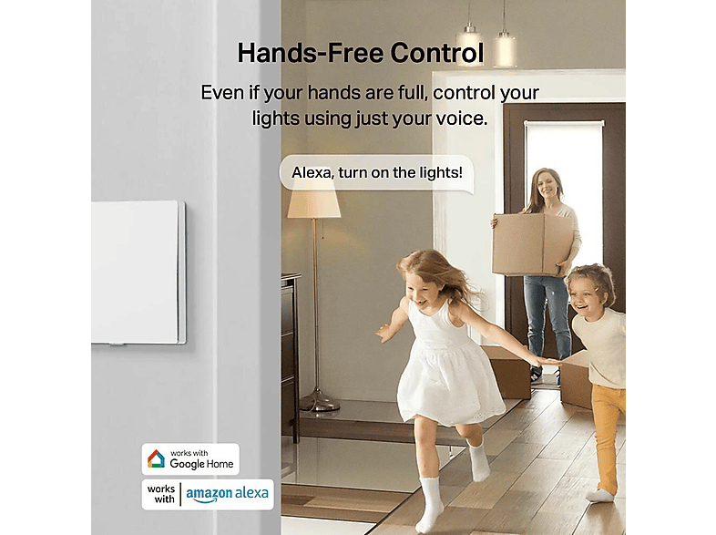 TP-LINK Smart Light Switch 2-Gang Tapo S220 – zdjęcie 3