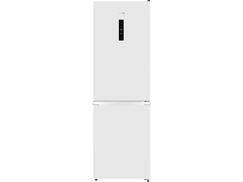 GORENJE NRK619CAW4 Kühlgefrierkombination (C, 155 kWh, 1860 mm hoch, Weiß) | Freistehende Kühl-Gefrierkombination