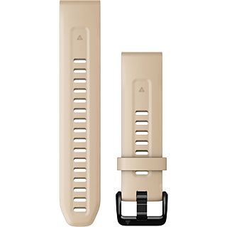 GARMIN Siliconen band 20mm beige/zwart